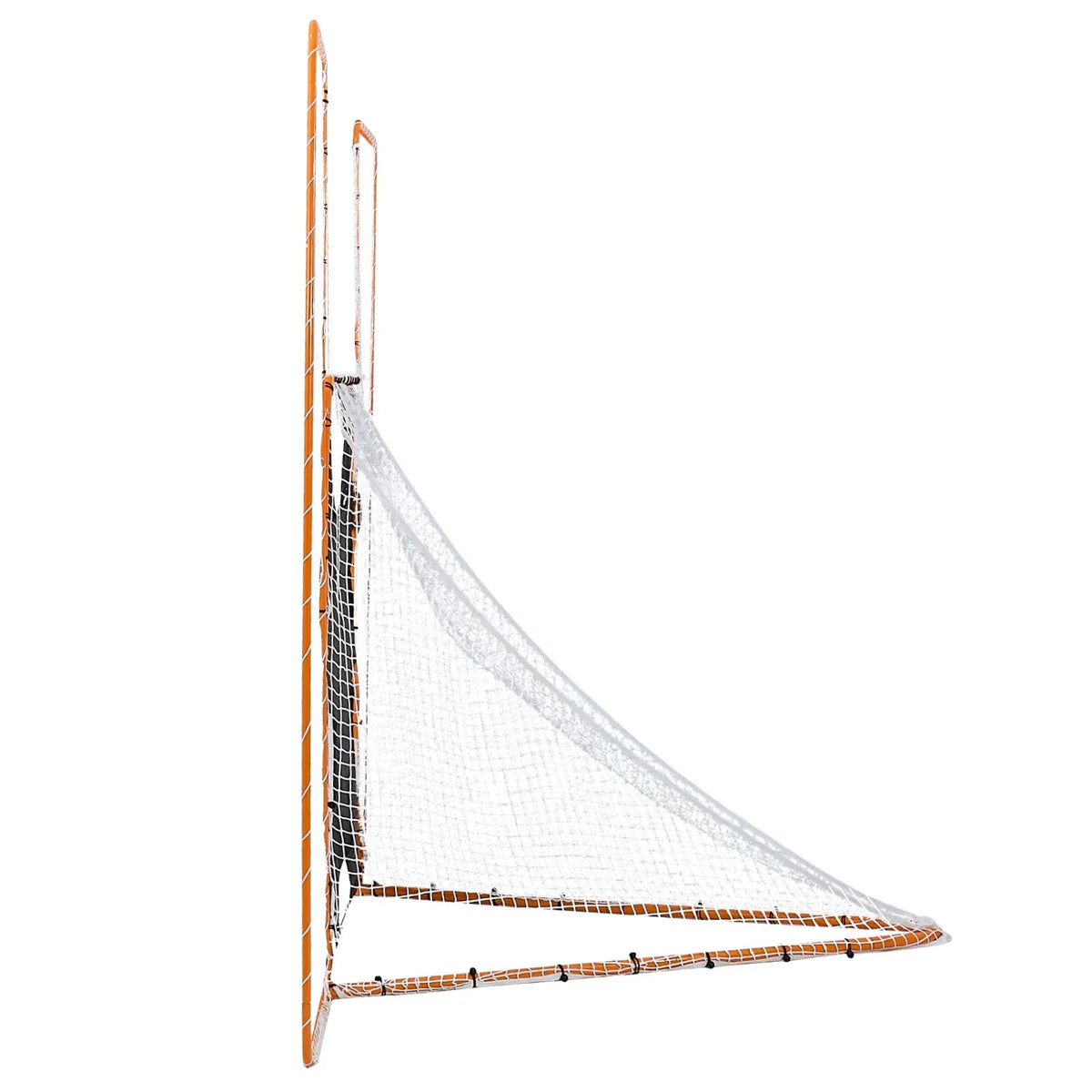 12x9 ft 3-IN-1 Lacrosse Goal Net with Backstop and Target Rebounder Equipment - View 10