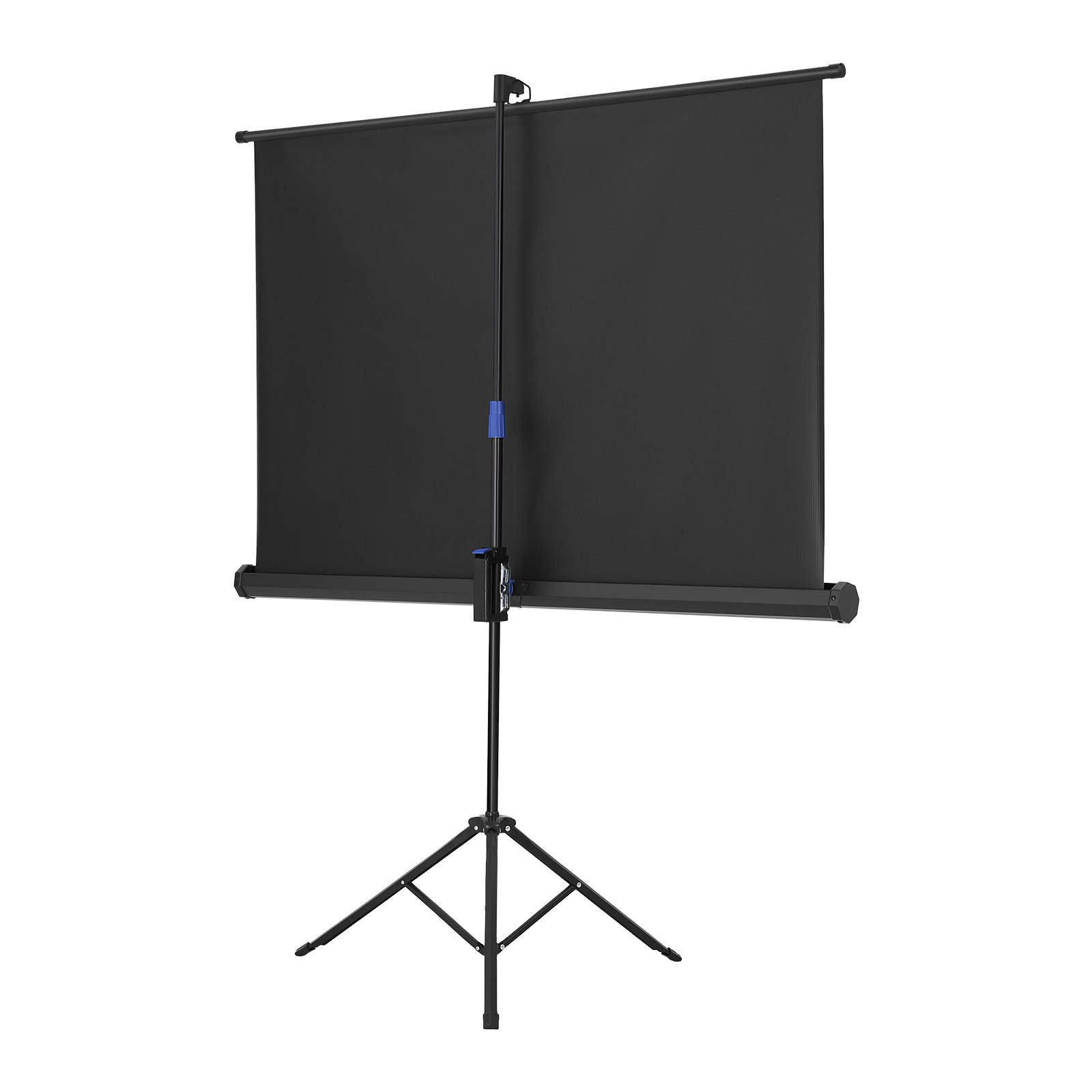 VEVOR portable projector screen with stand, 60 inch outdoor indoor projection screen, adjustable height and easy assembly.