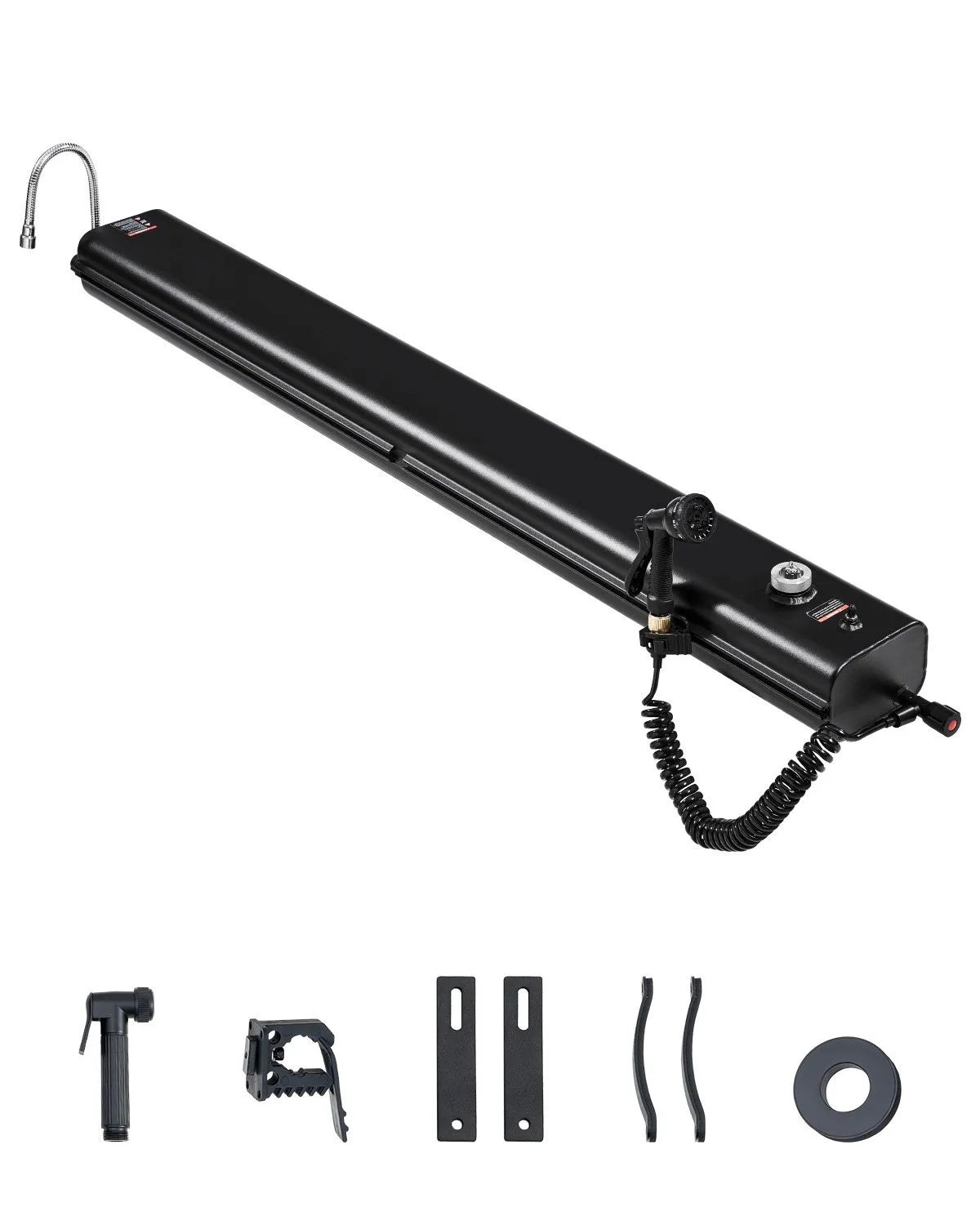 8 Gal Roof Rack Water Tank Portable Water Tank with Splash-Guard Panel