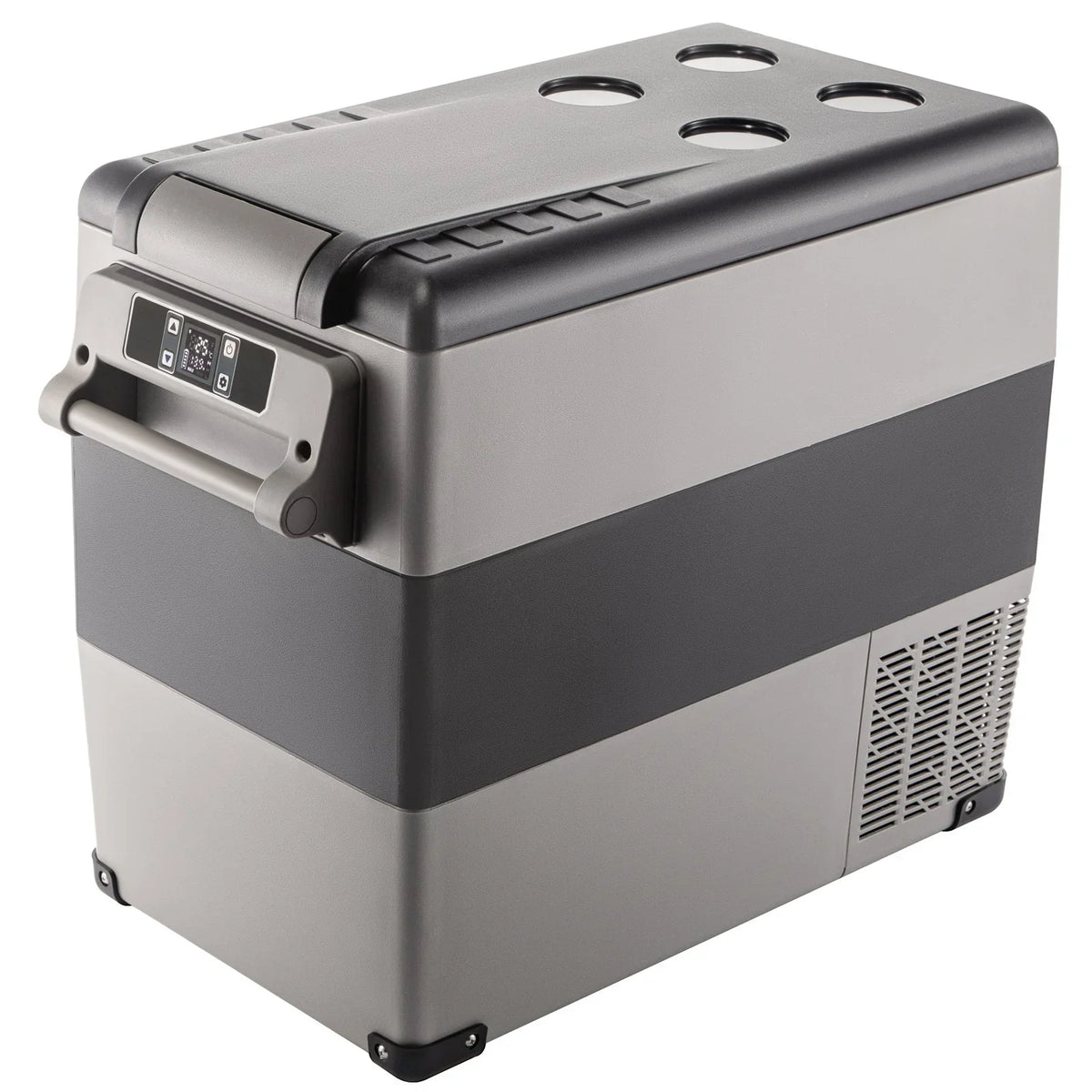 VEVOR 12 Volt Refrigerator, 58 Quart Car Refrigerator, Dual Zone Portable Refrigerator,RV Refrigerator with 12/24V DC and 110-240V AC, Freezer Fridge Cooler, for Car, RV, Camping and Home Use - View 10