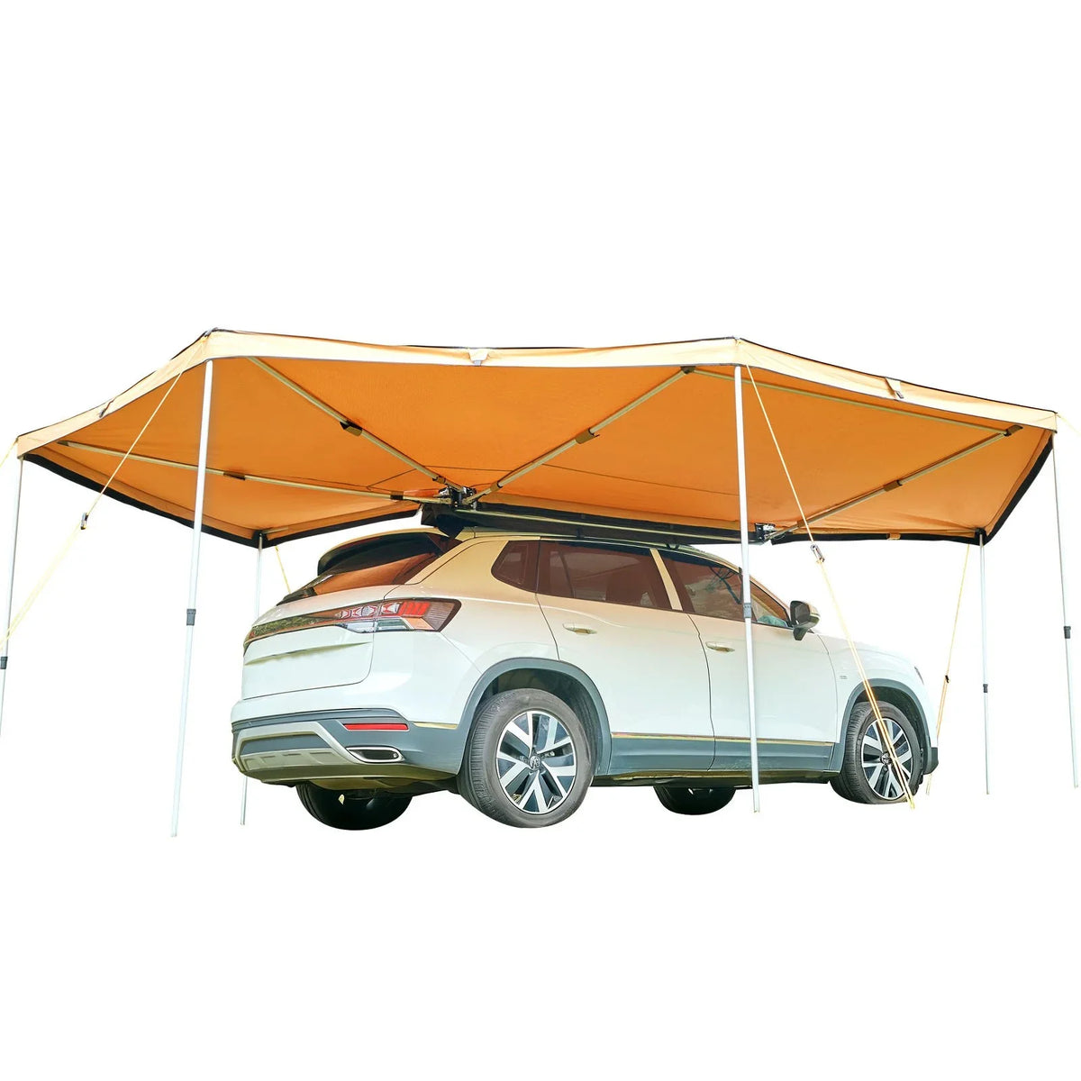 VEVOR 270 Degree Awning, 133 sq.ft Driver Side Vehicle Awning, Waterproof UV50+ Car Side Awnings with Carry Bag, All-Weather Free-Standing Overland Awnings Car Shelter for SUV Van Truck Camping - View 10