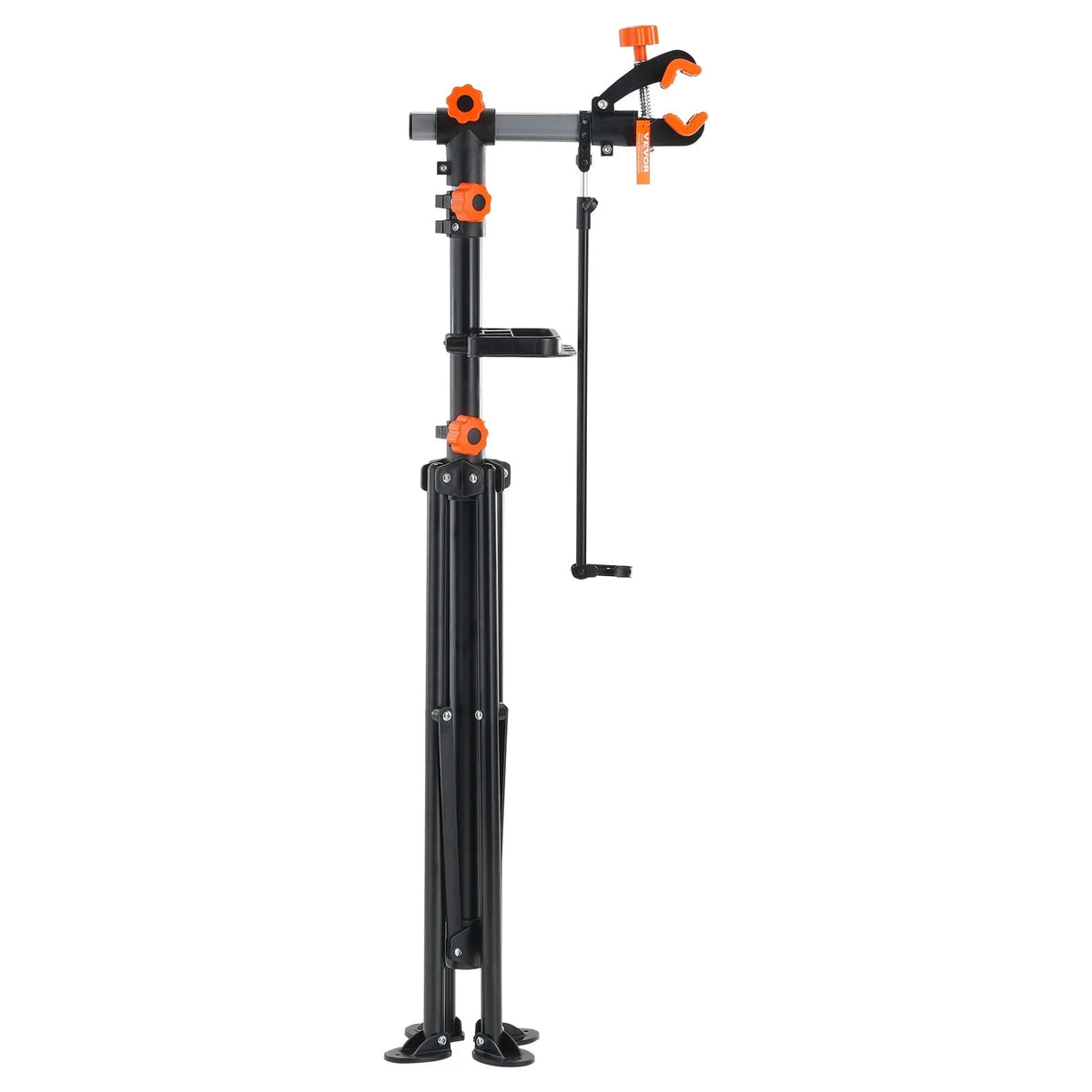 VEVOR Bike Repair Stand, 80 lbs Heavy-duty Steel Bicycle Repair Stand, Adjustable Height Bike Maintenance Workstand with Magnetic Tool Tray Telescopic Arm, Foldable Bike Work Stand for Home, Shops - View 11