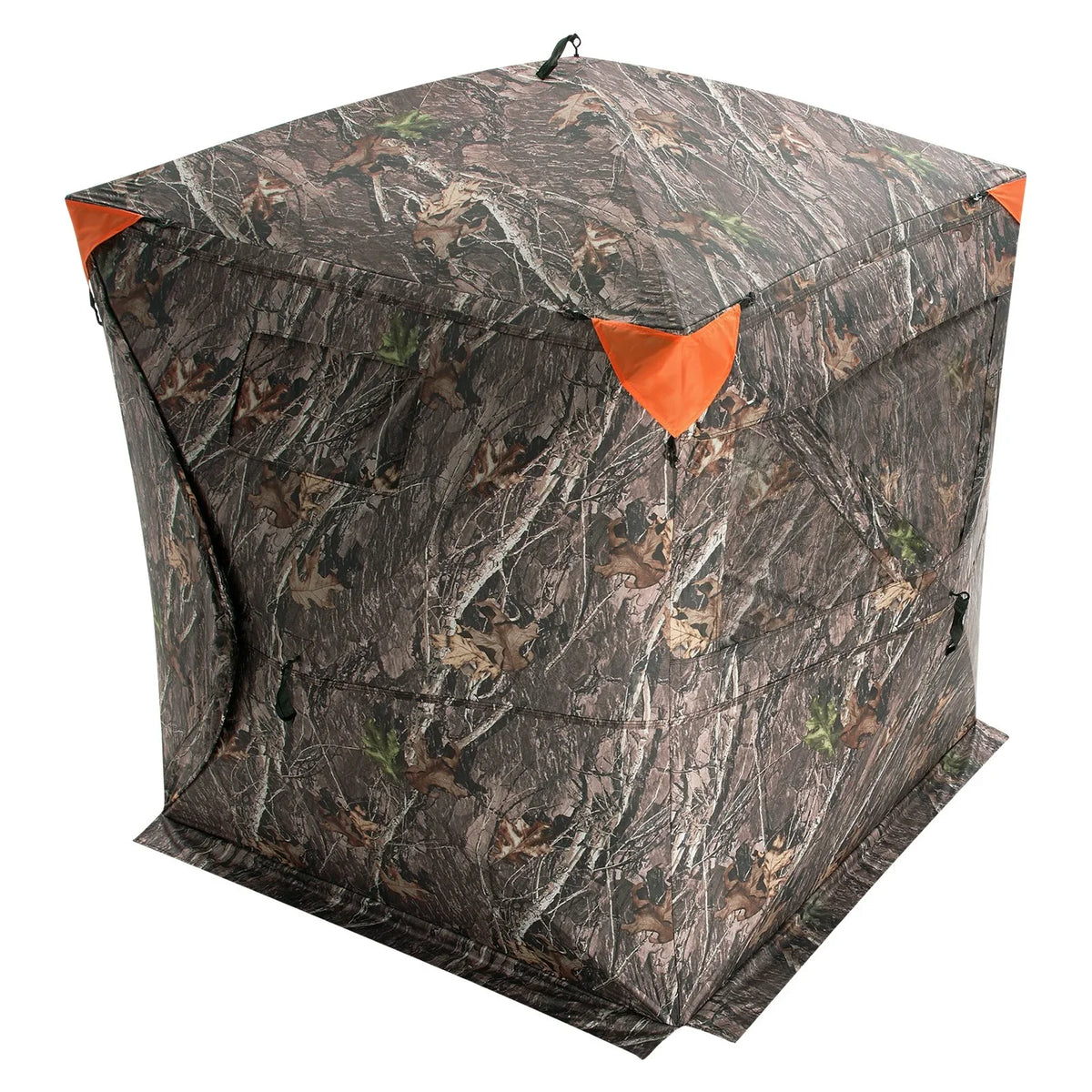 VEVOR Hunting Blind, 270° See Through Ground Blind, 2-3 Person Pop Up Deer Blind for Hunting with Carrying Bag, Portable Resilient Hunting Tent, 3 Horizontal Windows for Turkey and Deer Hunting - View 10