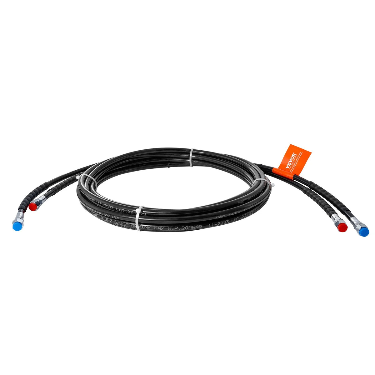 VEVOR Outboard Hose Kit, 20 ft Hydraulic Steering Hose, 2-Piece Leak-Proof TPEE Hydraulic Boat Hoses, Compatible with Marine Hydraulic Outboard Steering Boat System up to 300 HP - View 10
