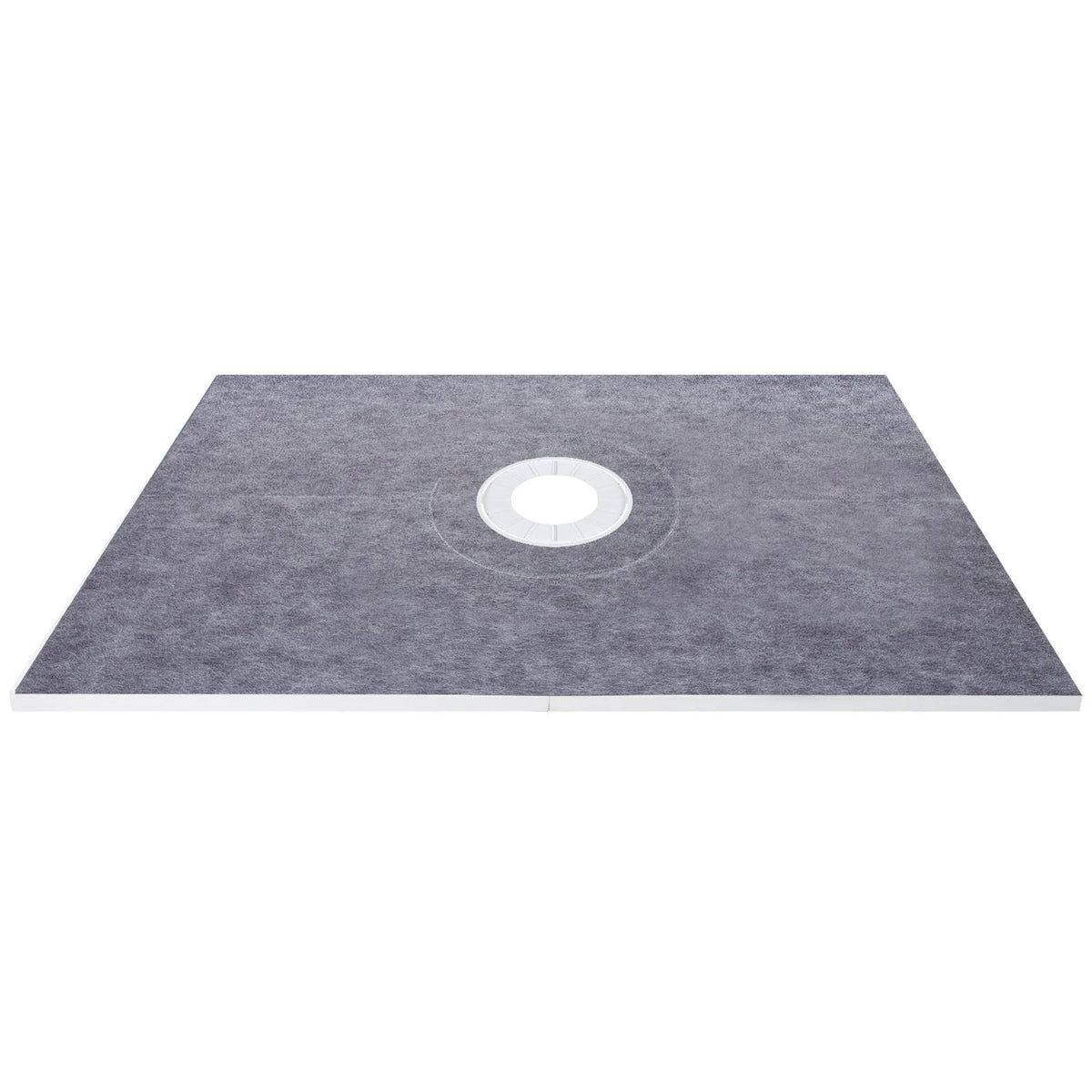 VEVOR Shower Curb Kit, 38"x60" Watertight Shower Curb Overlay with 4" ABS Central Bonding Flange, 4" Stainless Steel Grate, 2 Cuttable Shower Curb and Trowel, Shower Pan Slope Sticks Fit for Bathr - View 10