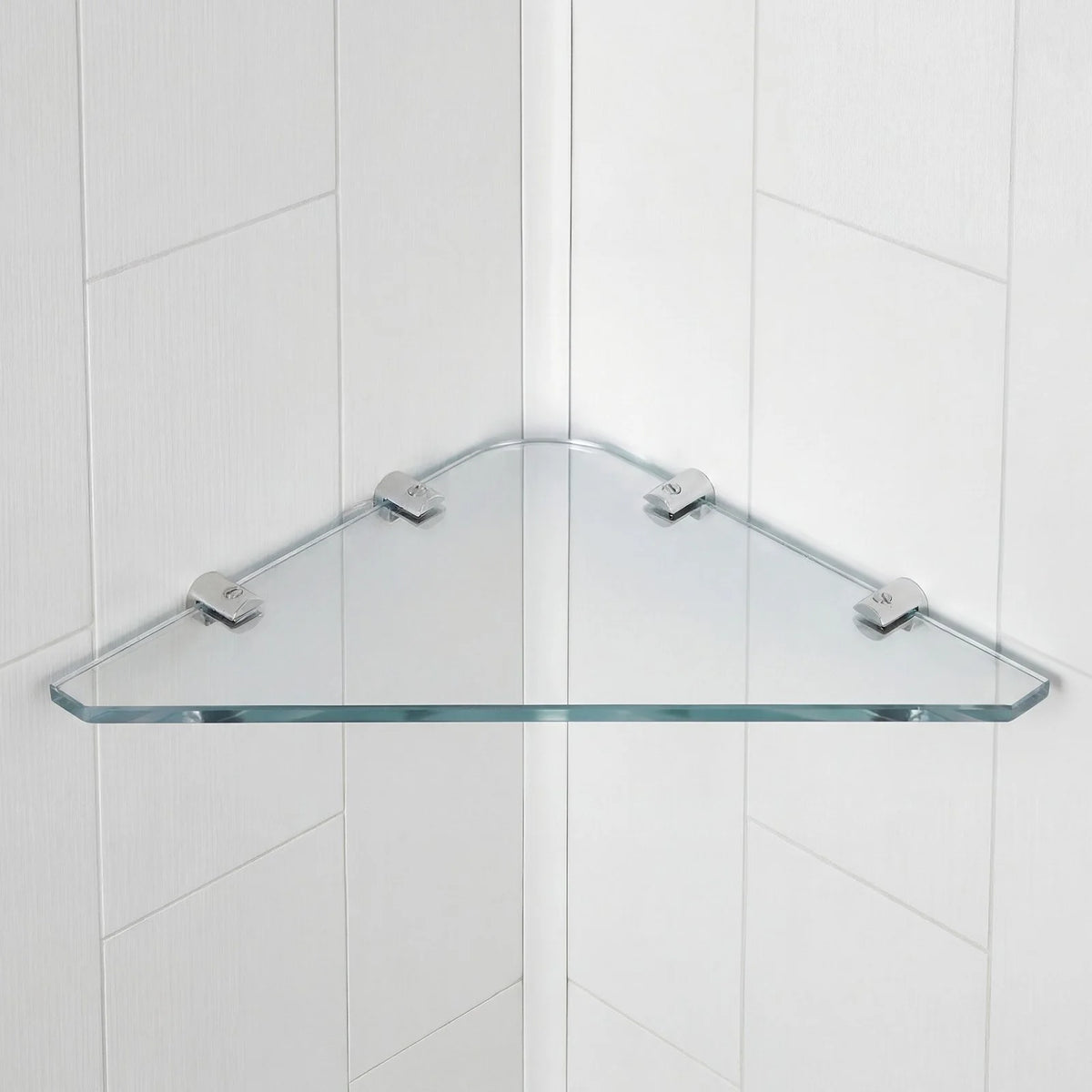 VEVOR Shower Wall Panels, 60" W x 36" D x 75" H, 0.14" (3.5 mm) Thick, 3-Panel Waterproof SMC Shower Surround Kit, Quick Install and Trimmable Bathroom Tub Wall Panel Surround Kit with 4 Glass Shelves - View 10
