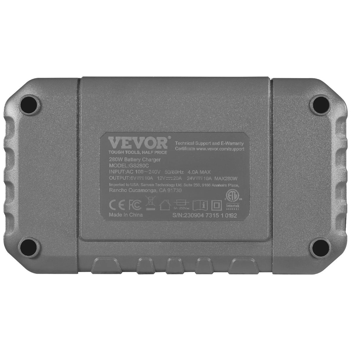 VEVOR Smart Battery Charger, 20-Amp, Lithium LiFePO4 Lead-Acid (AGM / Gel / SLA) Car Battery Charger with LCD Display, Trickle Charger Maintainer Desulfator for Boat Motorcycle Lawn Mower Deep Cycle - View 10