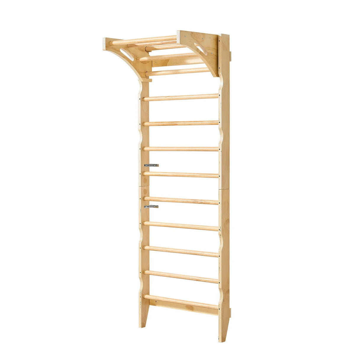 VEVOR Swedish Ladder Wall Gym 2-in-1 10-Level 220 LBS Loading Indoor Jungle Gym - View 7