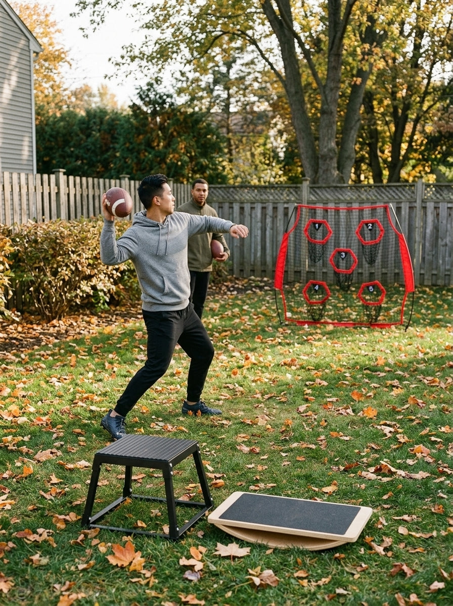 Football Throwing Drills at Home: Footwork, Balance and Accuracy