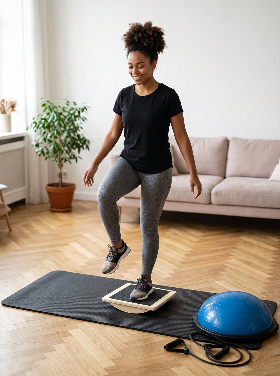 Balance Board Exercises for Ankle Strength: A Complete Home Routine