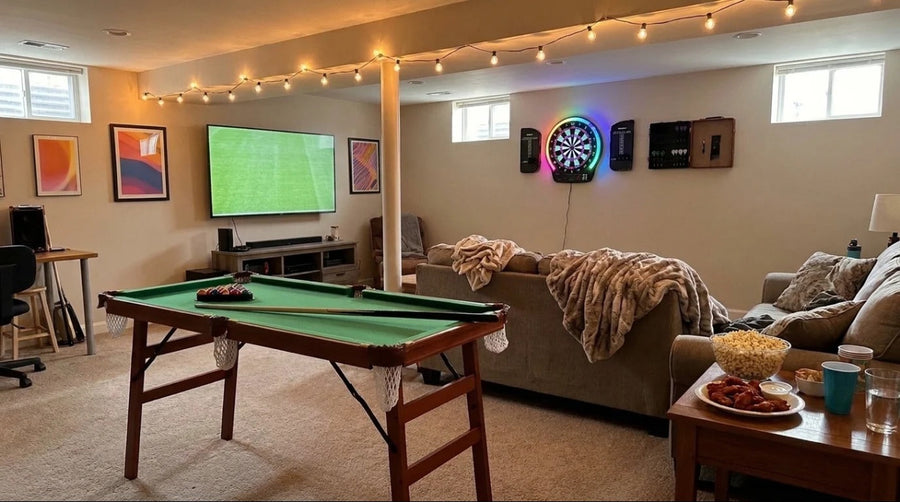 Football Sunday Game Room on Any Budget: $200 vs $600 vs $1,200 Setups