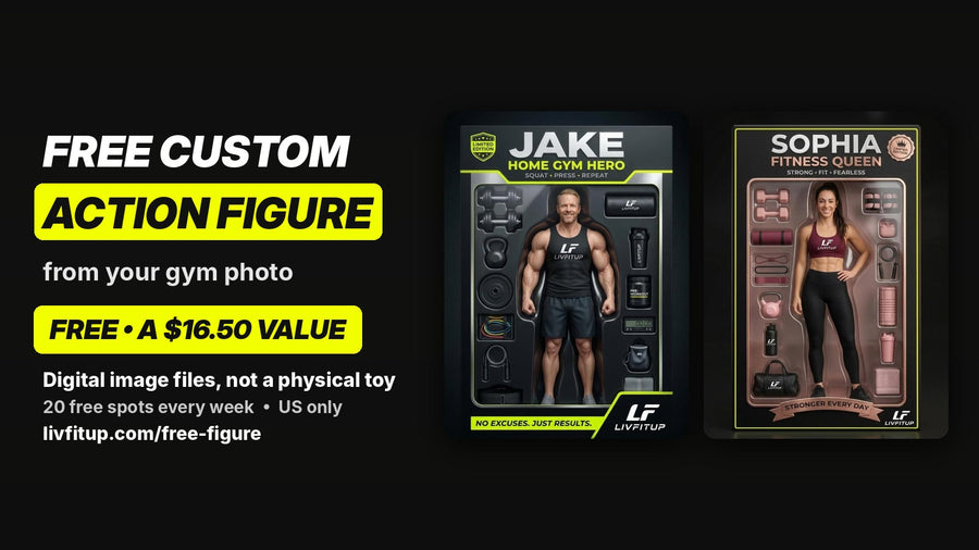 Free Custom Gym Action Figure Art From Your Photo (Digital Image, US Only)