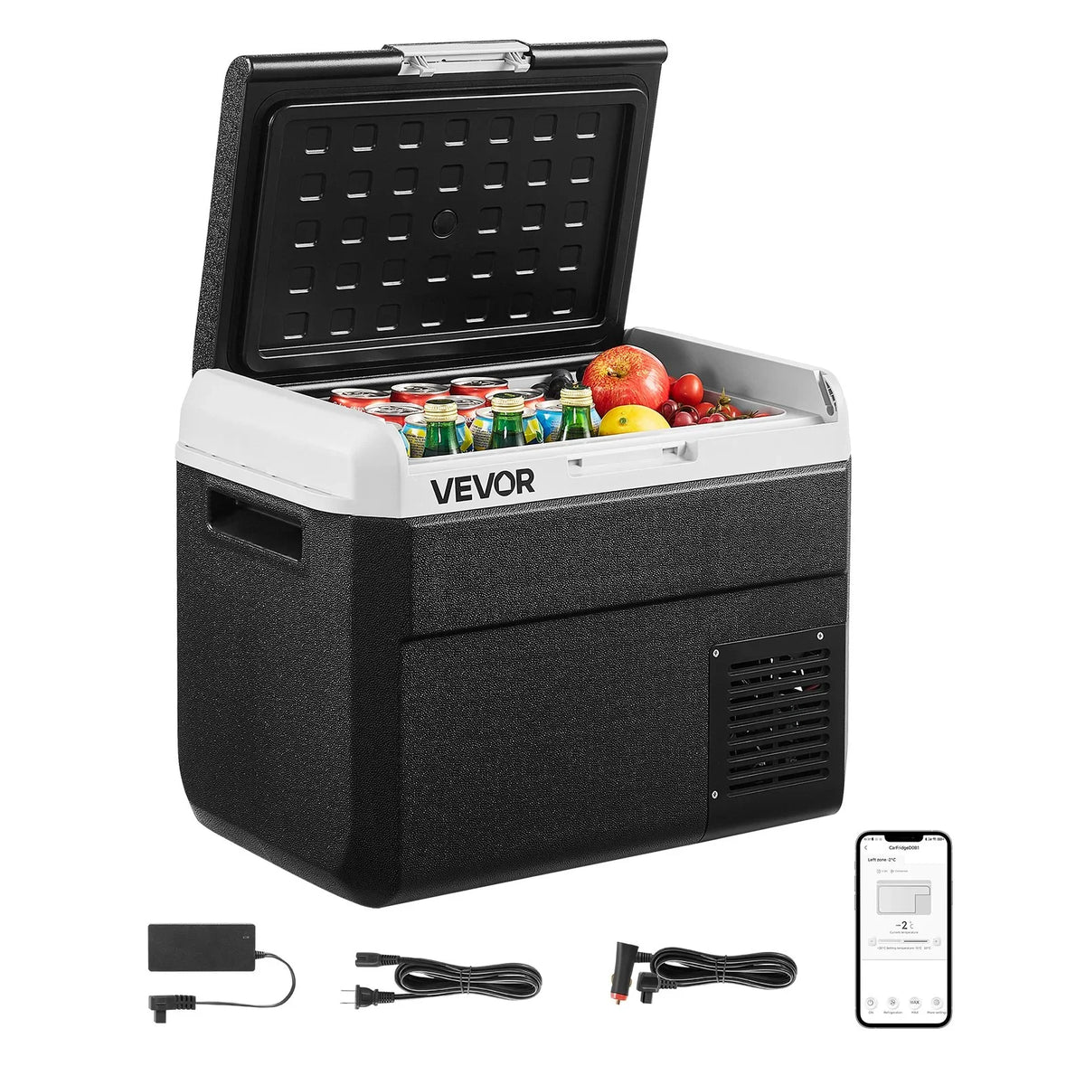 12 Volt Car Refrigerator Portable Freezer 31.7QT Electric Cooler for Camping - View 8