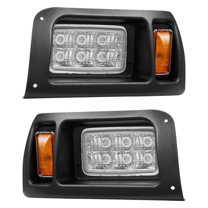 12V Golf Cart LED Headlight Tail Light Kit Legal Street For Club Car DS 1993-Up - View 9