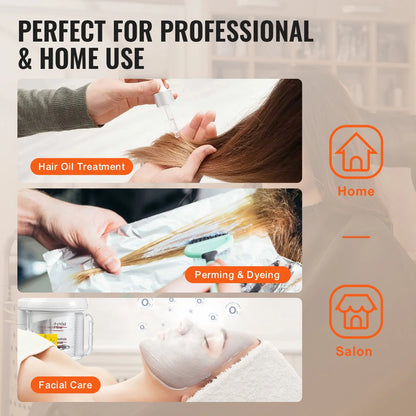 2 in 1 Hair & Facial Steamer Professional Hair Steamer with Bonnet Hood - View 5