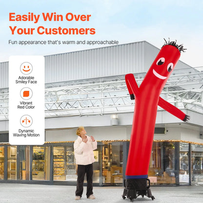20 ft Air Dancers Wacky Waving Inflatable Tube Man with 1 HP Blower Fan - View 3