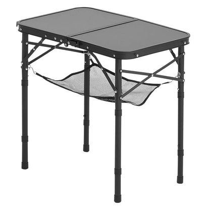 2ft Folding Portable Camping Table Aluminum Outdoor Table Adjustable Height - View 9