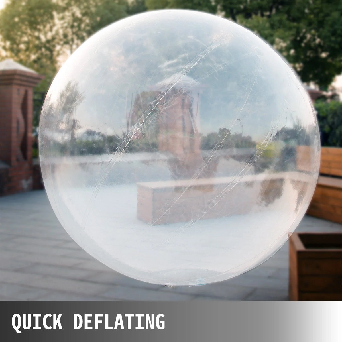 2M Walk on Water Walking Ball Roll Inflatable Zorb Ball w/ German Zipper PVC - View 4