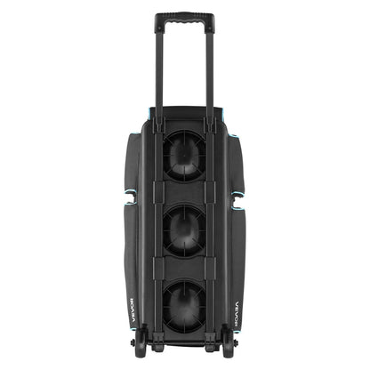 3 Ball Bowling Bag with Wheels Double Roller Bowling Bag with Shoe Compartment - View 8