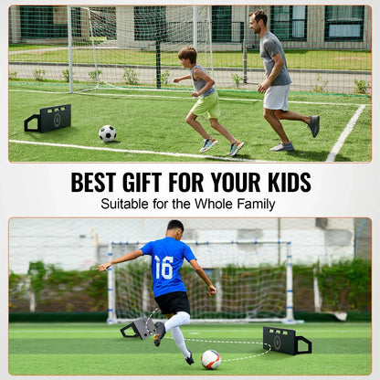 32"X12" Soccer Rebounder Board Portable Soccer Wall with 2 Angles Rebound - View 5
