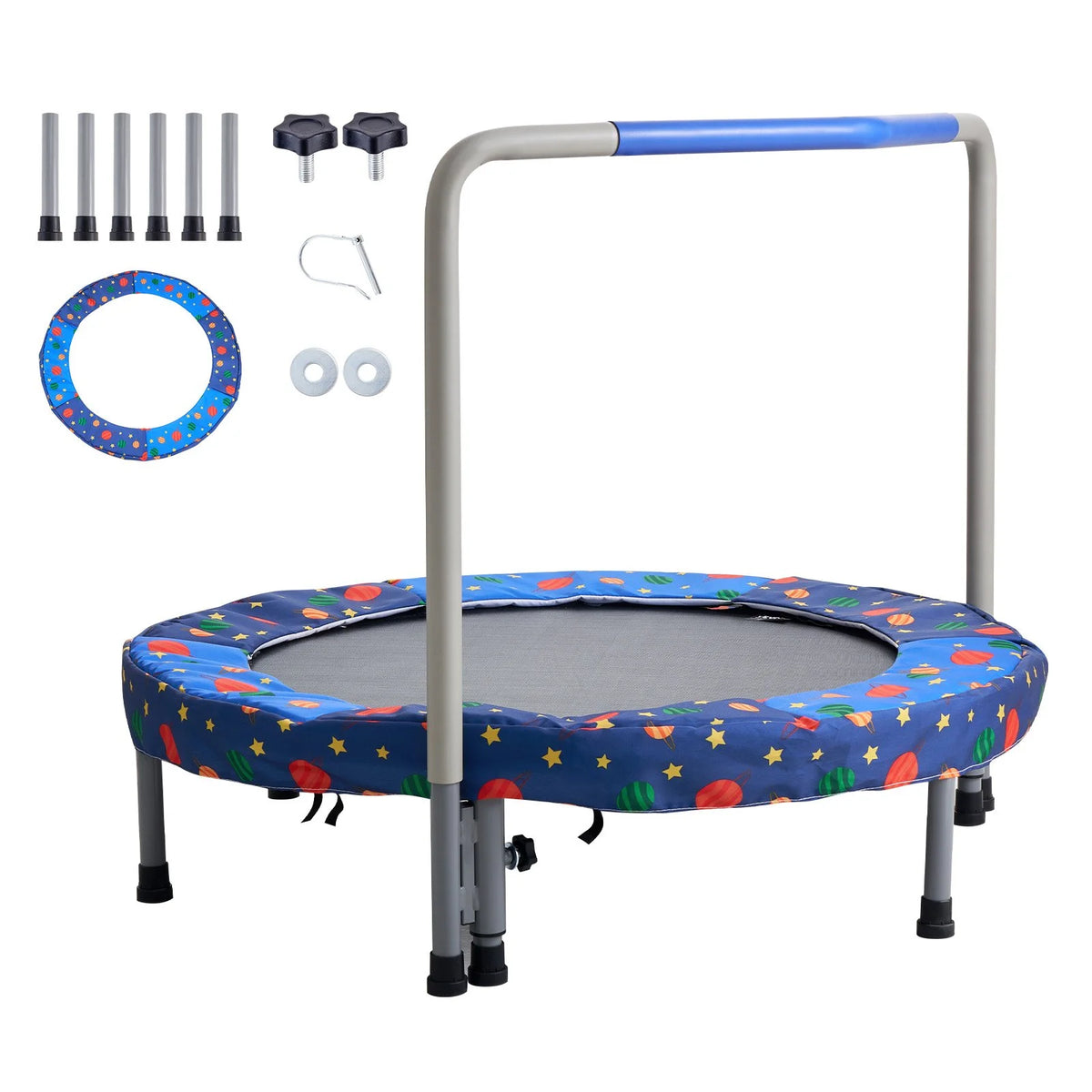 36" Trampoline for Kids Foldable Mini Toddler Trampoline Indoor Outdoor - View 8