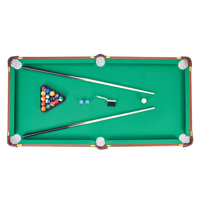 4.5 ft Folding Billiards Table Portable Foldable Pool Tables Game Set Bule Cloth - View 8