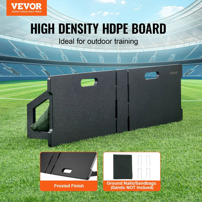 45"X13" Soccer Rebounder Board Portable Soccer Wall with 2 Angles Rebound - View 2