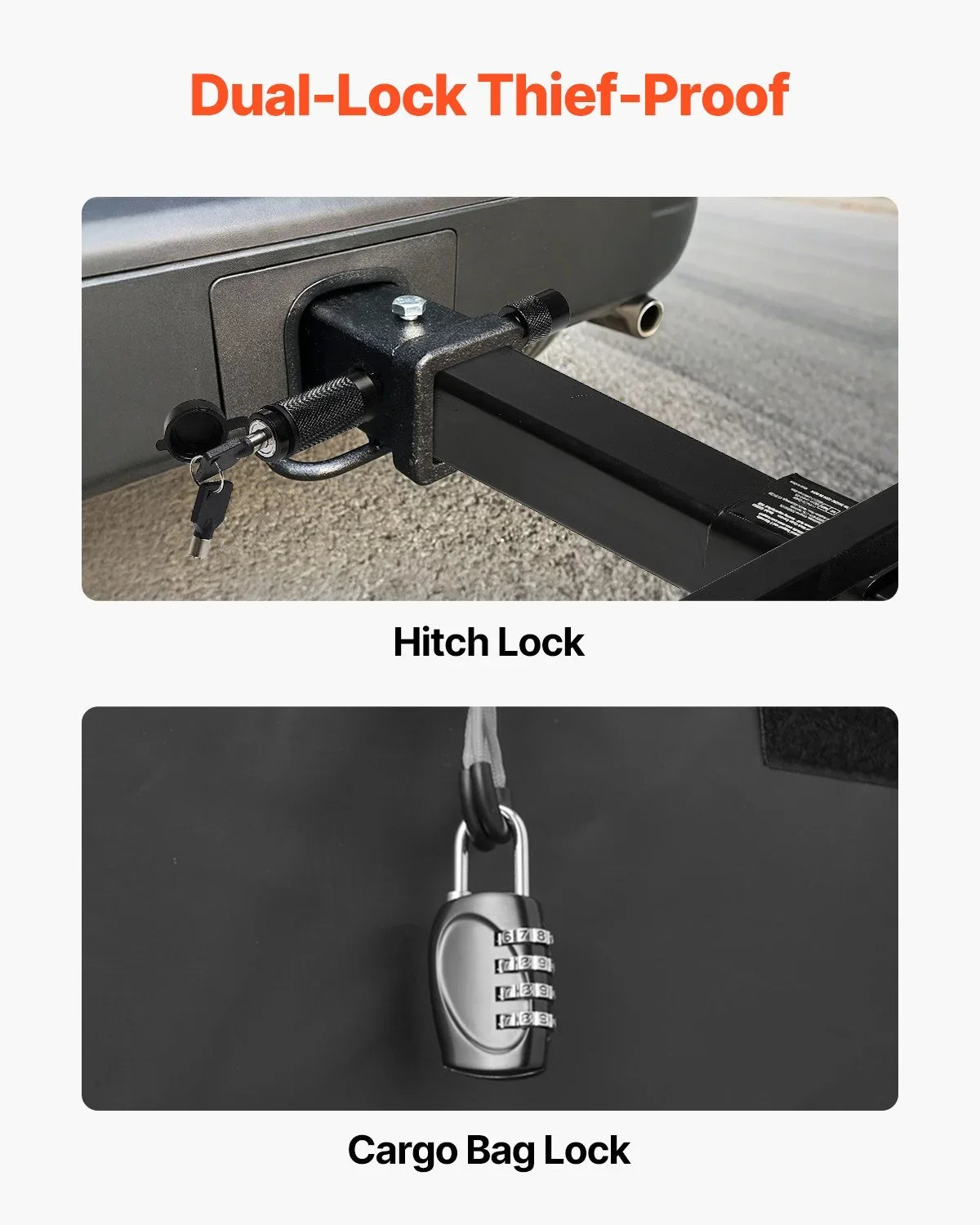 500 lbs Hitch Cargo Carrier Folding Hitch Cargo Carrier for 2" Receiver - View 11