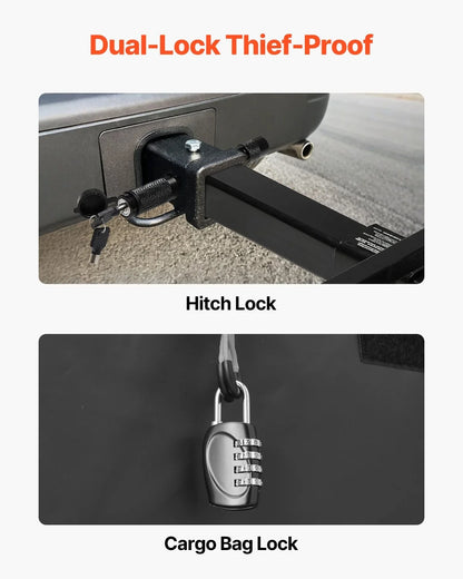 500 lbs Hitch Cargo Carrier Folding Hitch Cargo Carrier for 2" Receiver - View 11