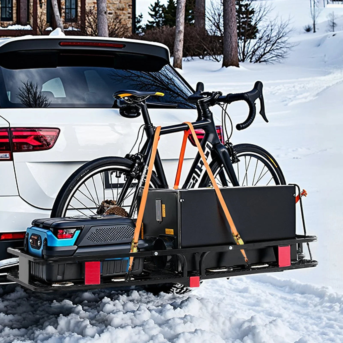 500 lbs Hitch Cargo Carrier Folding Hitch Cargo Carrier for 2" Receiver - View 7