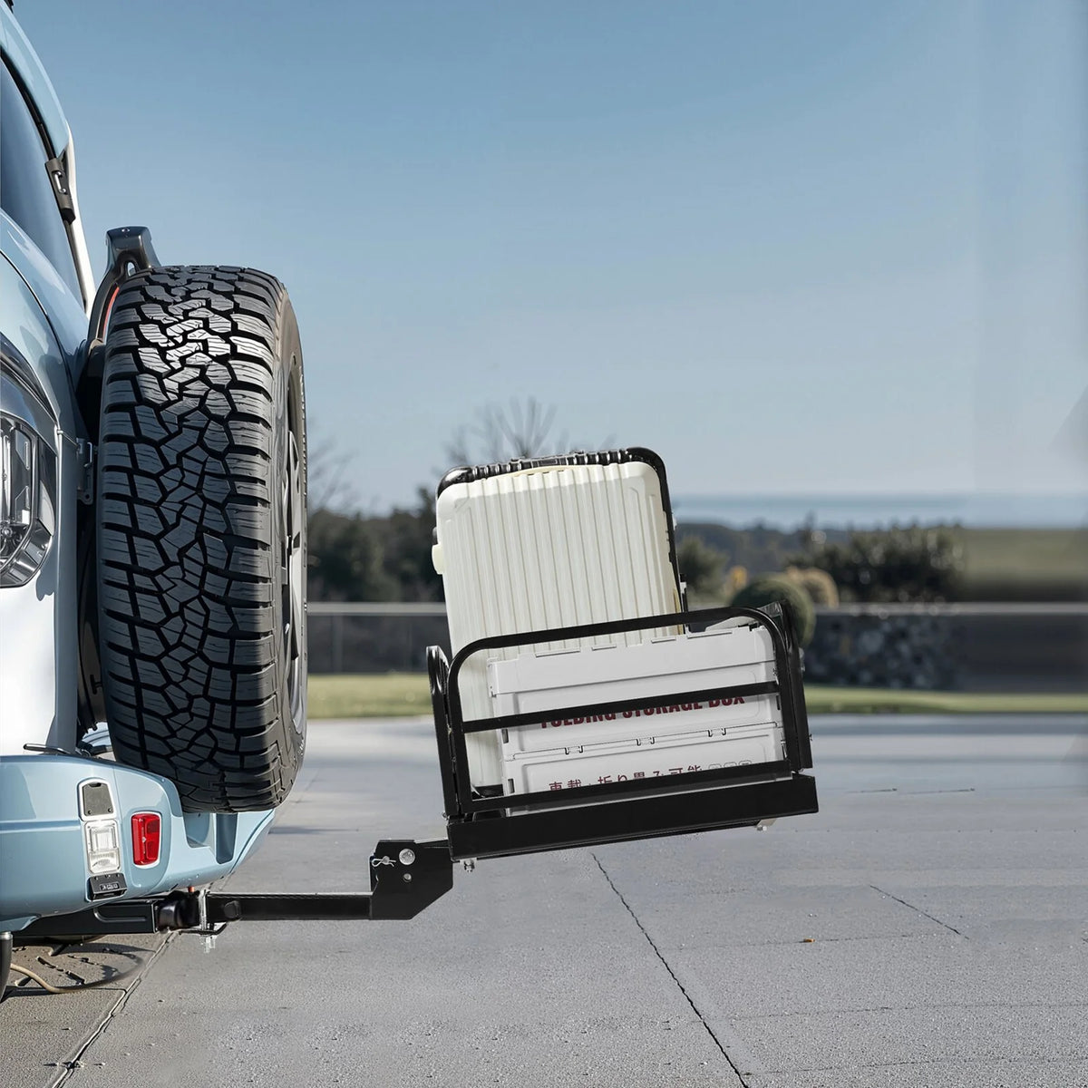 500 lbs Hitch Cargo Carrier Folding Hitch Cargo Carrier for 2" Receiver - View 8