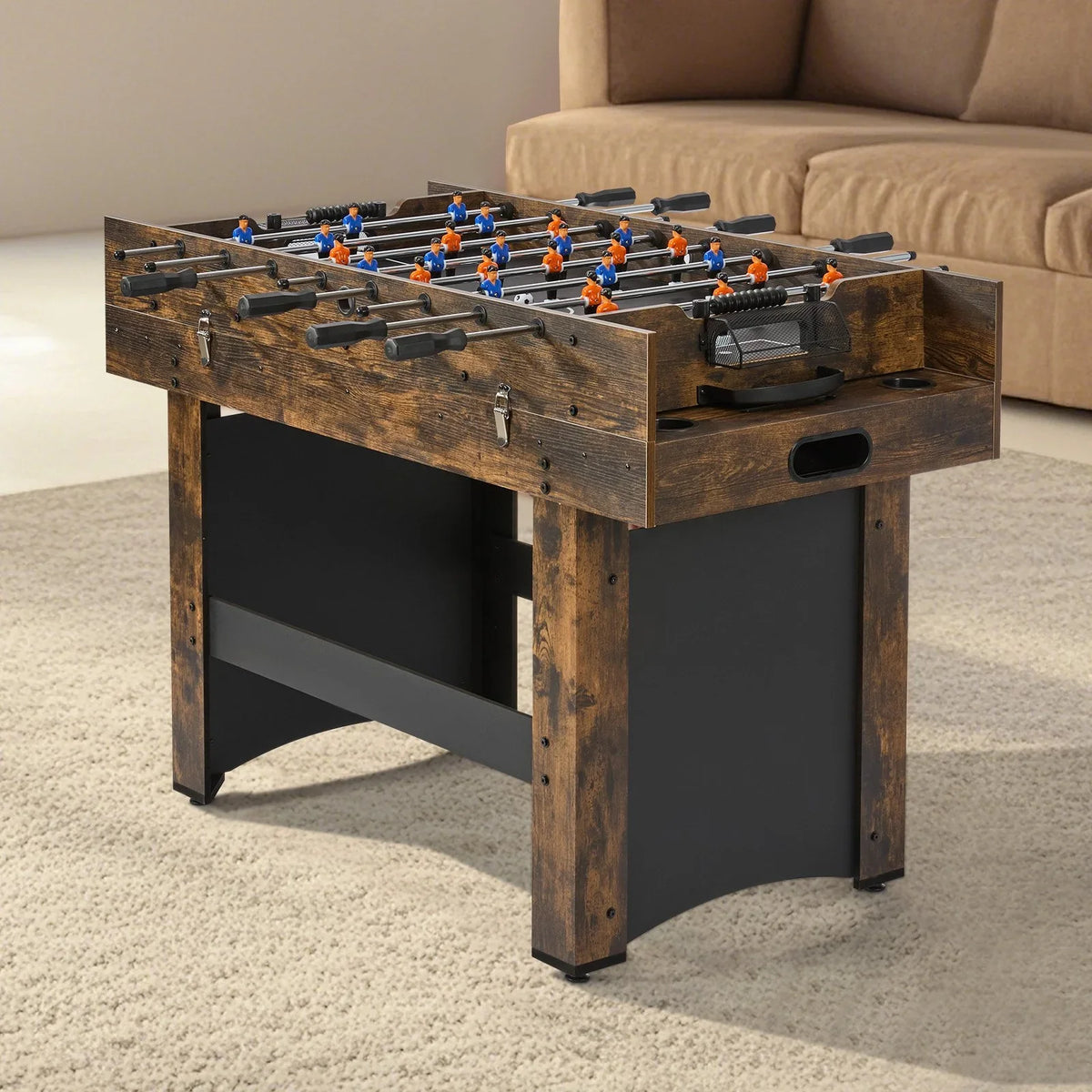 54" Air Hockey Table 3-in-1 Air Powered Combo Table Hockey Ping Pong Foosball - View 8