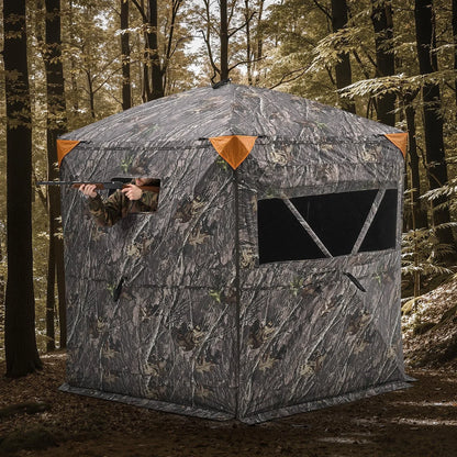 6-7 Person Portable Hunting Blind Ground Deer Duck Blind with Carrying Bag - View 7