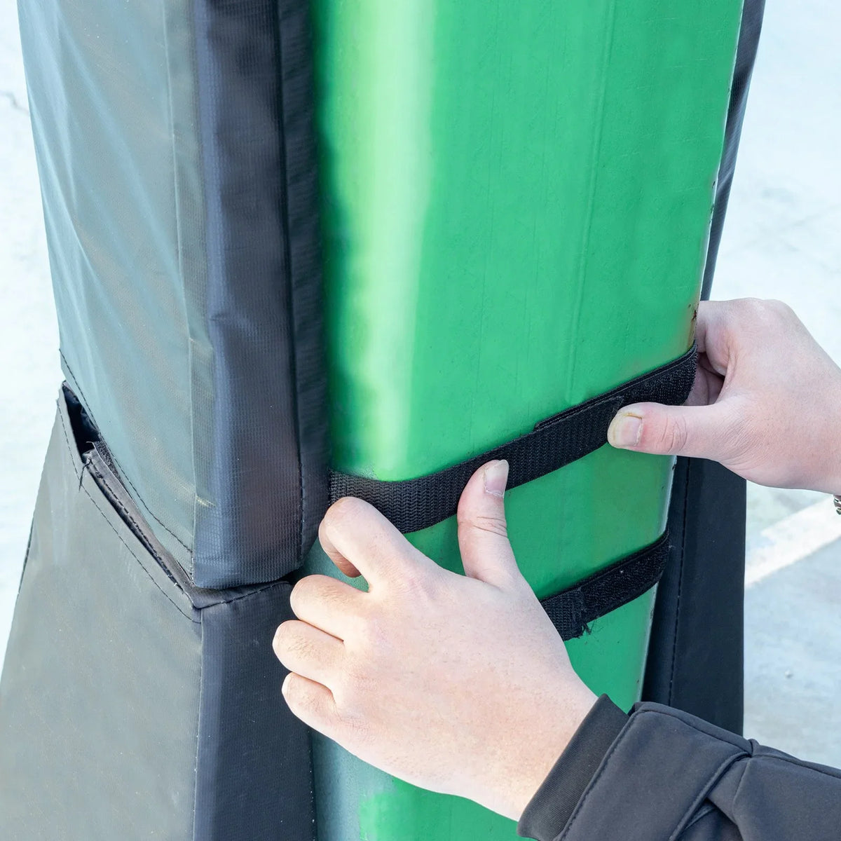64" Tall Basketball Pole Pad All-weather Durable Padding for 7"x7" Square Pole - View 7