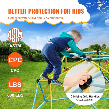 6FT Kids Climbing Dome, 600LBS Jungle Gym Play Center for Indoor & Outdoor Fun - View 4