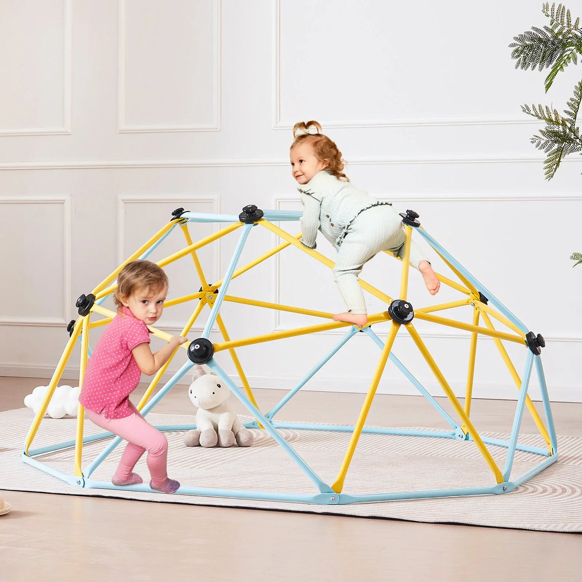 6FT Kids Climbing Dome, 600LBS Jungle Gym Play Center for Indoor & Outdoor Fun - View 8