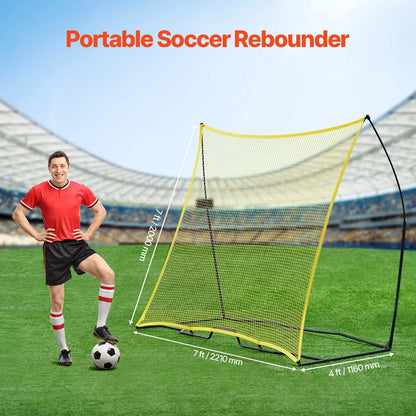 7x7FT Soccer Rebounder Portable Soccer Trainer Net with Portable Bag - View 2