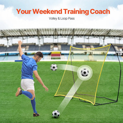 7x7FT Soccer Rebounder Portable Soccer Trainer Net with Portable Bag - View 3