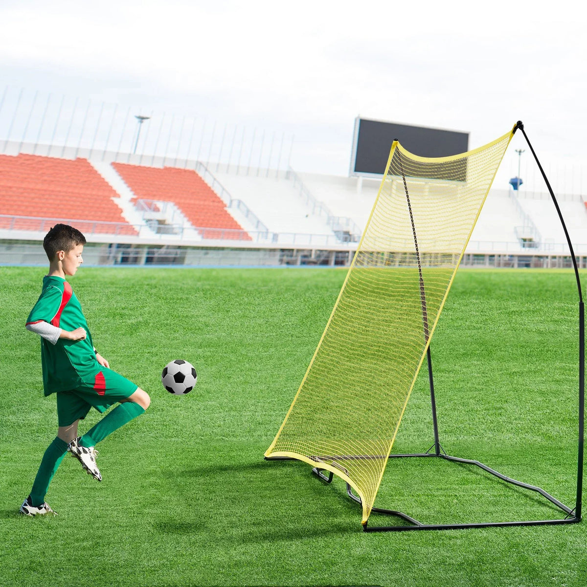 7x7FT Soccer Rebounder Portable Soccer Trainer Net with Portable Bag - View 8
