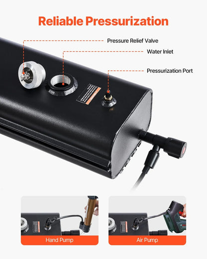 8 Gal Roof Rack Water Tank Portable Water Tank with Splash-Guard Panel - View 4
