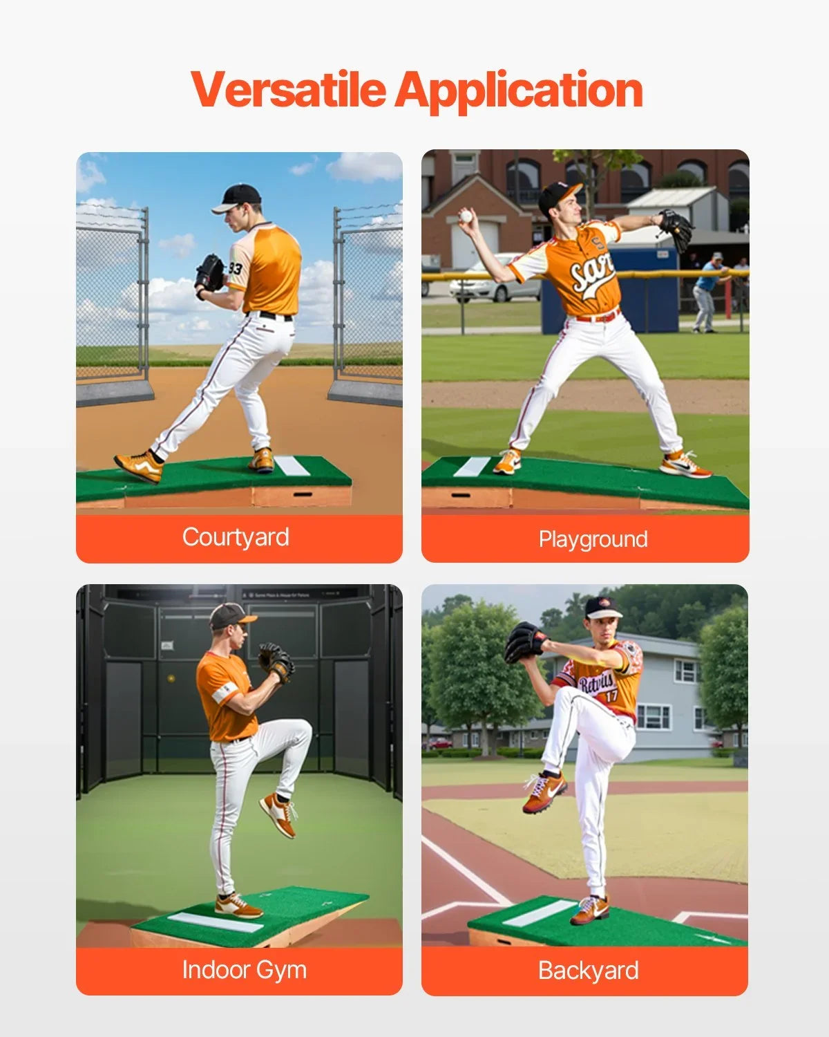 85 in Pitching Mound Portable Pitcher Mound Baseball Softball Outdoor Training - View 7