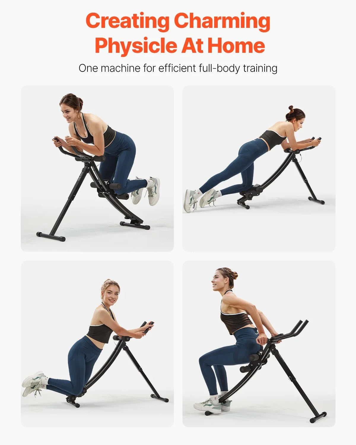 AB Workout Machine Equipment Home Gym Core Abdominal Trainers Adjustable - View 2