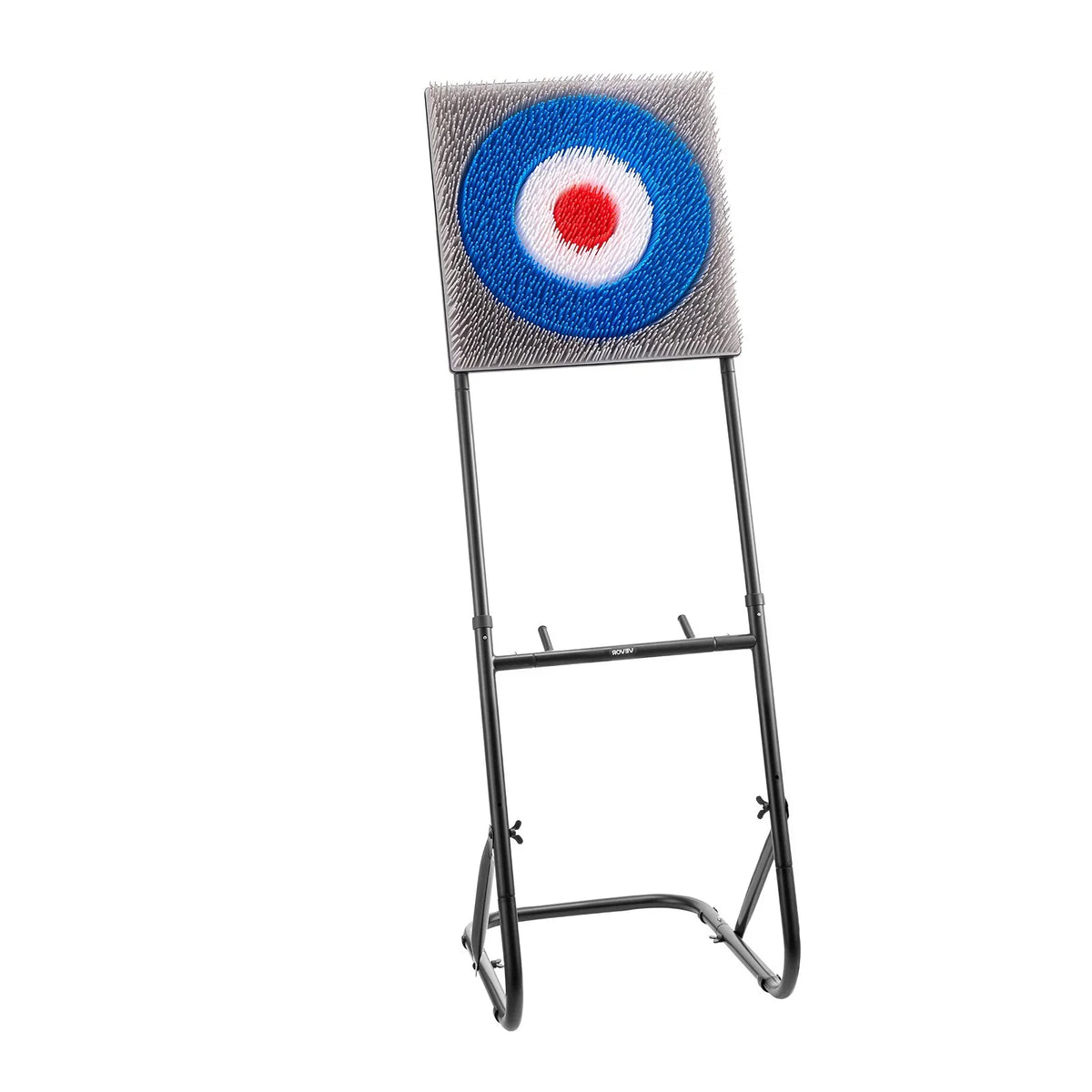 Axe Throwing Game Plastic Bristle Target with 8 Throwing Axes Set Steel Frame - View 10