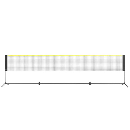 Badminton Net, Height Adjustable Volleyball Net, 17ft Wide Foldable Pickleball Net, Portable Easy Setup Tennis Net Set with Poles, Stand and Carry Bag, for Kids Backyard Game Indoor Outdoor Use - View 11