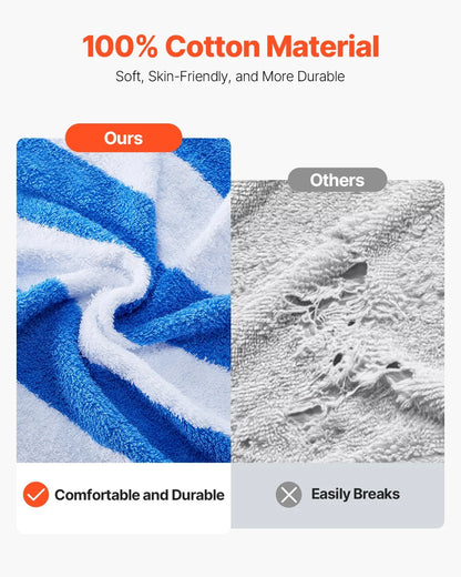 Beach Towel 4 Pack Large Pool Towel 30 x 60 in 100% Cotton Swimming Towel - View 2