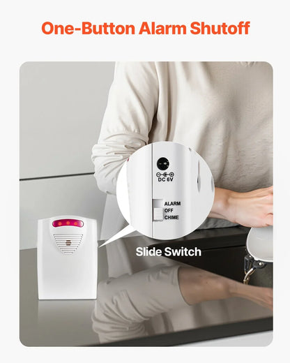 Bed Alarm System for Elderly Adults 14" x 30" Wireless Bed Sensor Pad with Pager - View 5