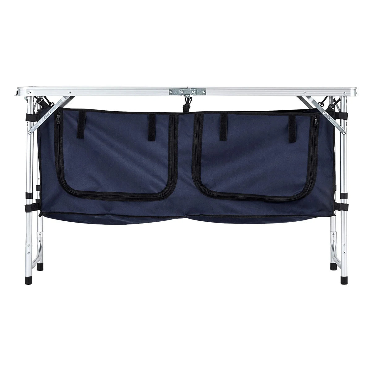 Camping Kitchen Table Folding Portable Cook Station 3 Adjustable Height Aluminum - View 9