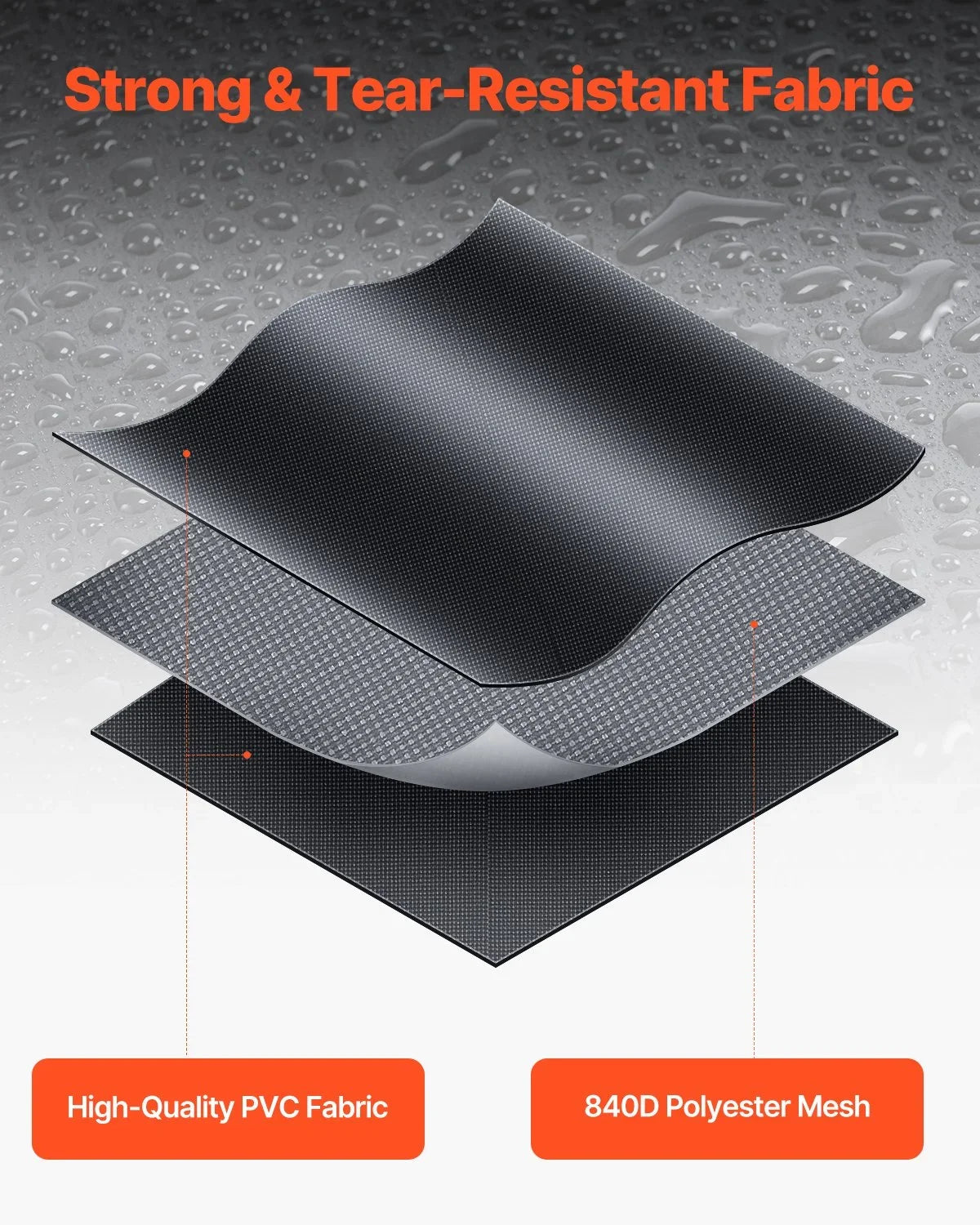Car Rooftop Cargo Carrier Bag 23 Cubic Feet 840D PVC Car Roof Luggage Cargo Bag - View 4