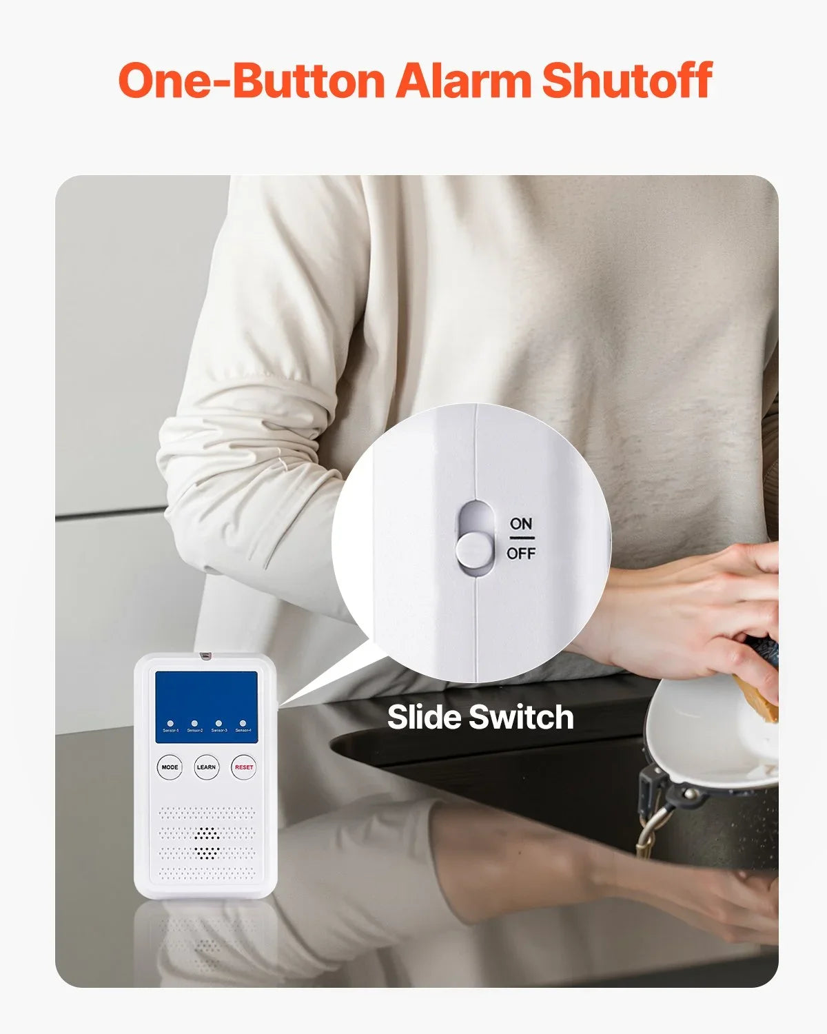 Early Alert Bed Alarm System Wireless Bed Sensor Pad with Call Button & Pager - View 5