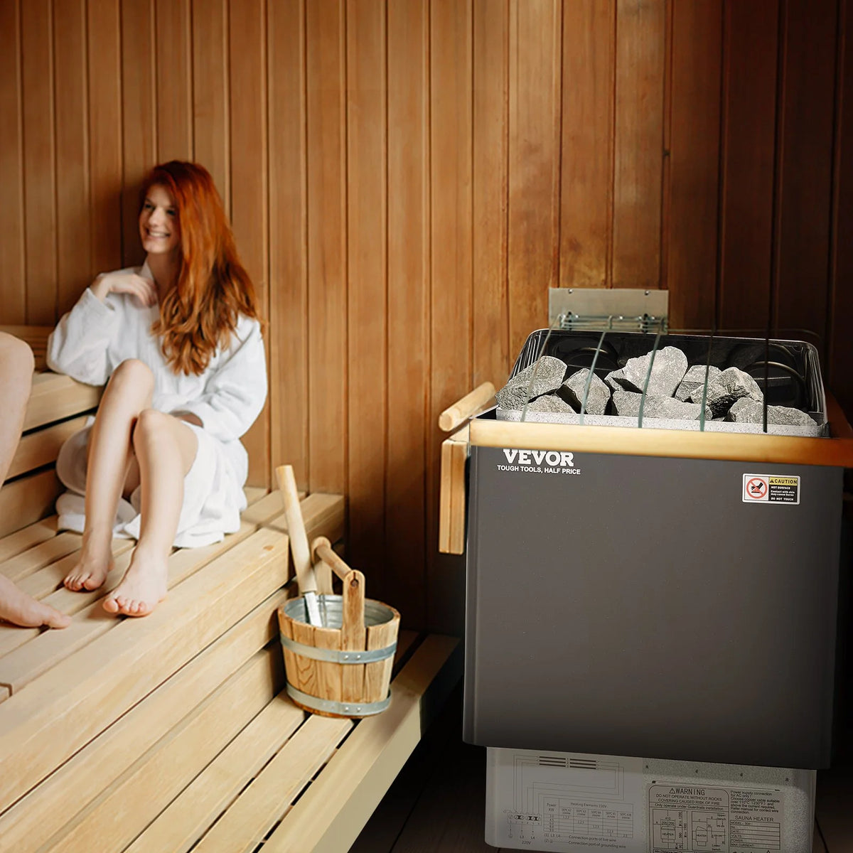 electric sauna heater 9KW - VEVOR 220V Digital Stove - View 7